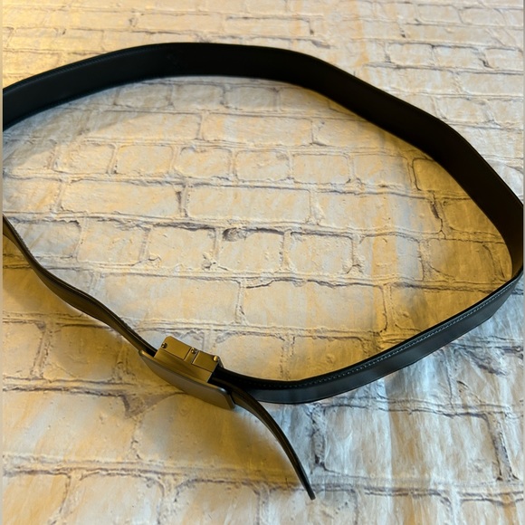 JOSEPH ELLIOTT MENS BLACK GENUINE LEATHER GOLF BELT GRAND HOTEL BUCKLE - Picture 10 of 10